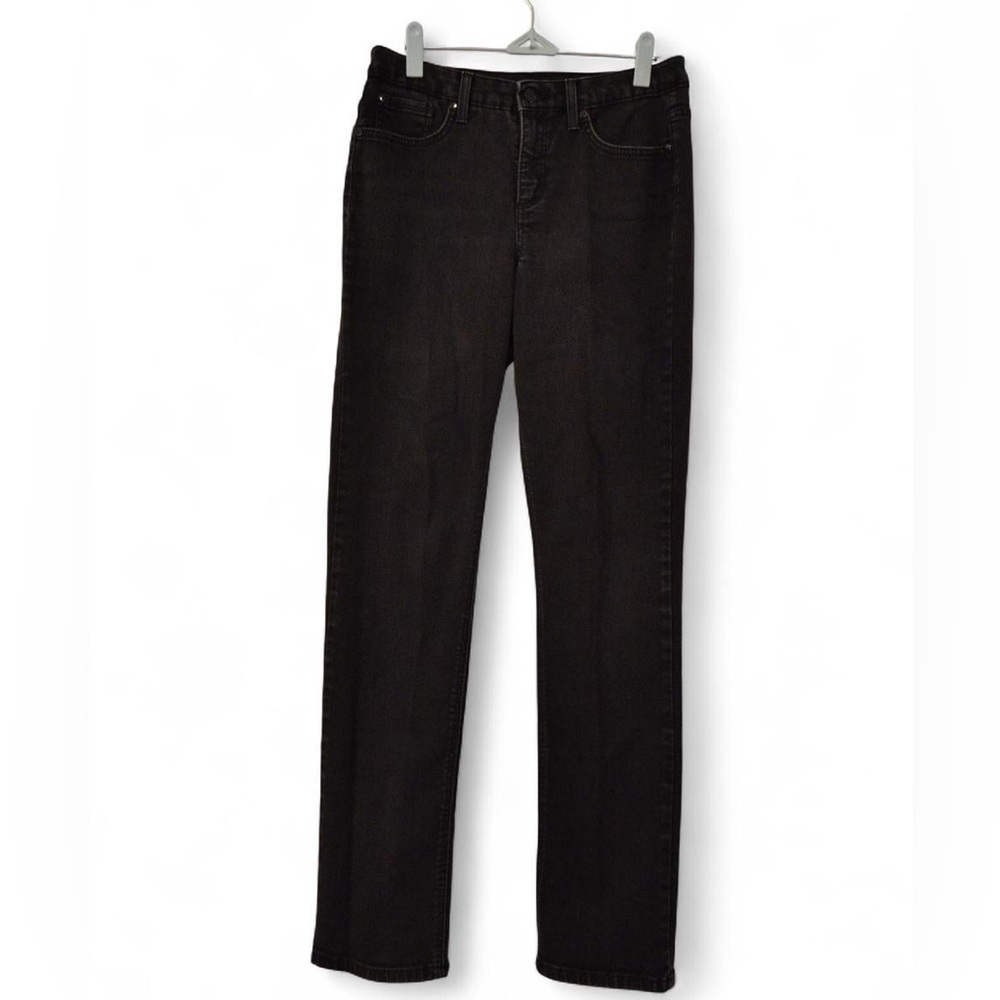 Black skinny jeans, curvy style, size 8, Jones New York Jeans